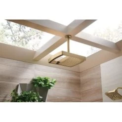 Brizo Kintsu 14" 1.75 GPM Square Multifunction Raincan Showerhead - Less Shower Arm and Rough In -Brizo Sales 81406 GL 2.5 83992 10MF GL 87406 GL 2.5 RP7448GL TIGHT 1