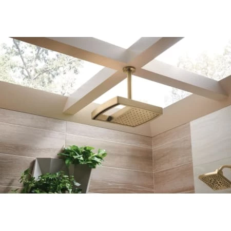 Brizo Kintsu 14" 2.5 GPM Square Multifunction Raincan Showerhead - Less Shower Arm and Rough In 6 Brizo Kintsu 14" 2.5 GPM Square Multifunction Raincan Showerhead - Less Shower Arm and Rough In - Image 6