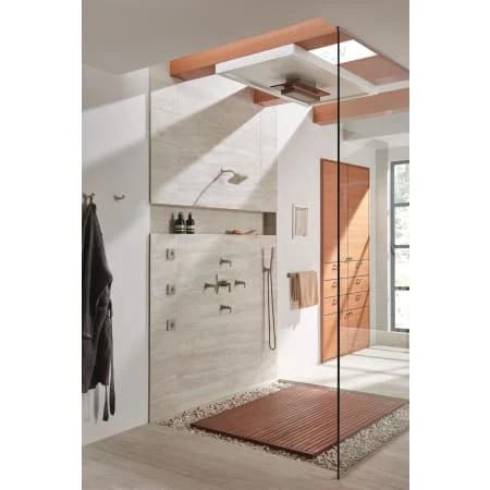 Brizo Frank Lloyd Wright 1.75 GPM 21” Single-Function Raincan Ceiling Mount Showerhead With Integrated Lighting 3 Brizo Frank Lloyd Wright 1.75 GPM 21” Single-Function Raincan Ceiling Mount Showerhead With Integrated Lighting - Image 3