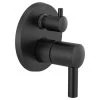 Brizo Odin Pressure Balanced Valve Trim with Integrated 3 Function Diverter for Two Shower Applications - Less Rough-In and Handles