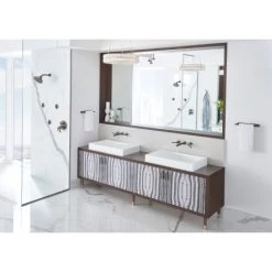 Brizo Essential 1.75 GPM Single Function Ceiling Mount Pendant Raincan Shower Head with H2Okinetic Technology -Brizo Sales brizo 81335 lifestyle image 114