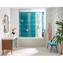 Brizo Essential 1.75 GPM 10" Single Function Metal Raincan Shower Head - Limited Lifetime Warranty -Brizo Sales brizo 81398 lifestyle image 159