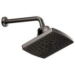 Brizo Essential 2.5 GPM H2OKinetic Square Multi-Function Showerhead -Brizo Sales brizo 87406 2 5 alternate view 166