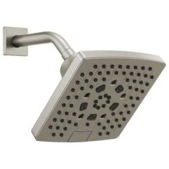 Brizo Essential 1.75 GPM H2Okinetic Square Multifunction Showerhead -Brizo Sales brizo 87406 alternate view 159