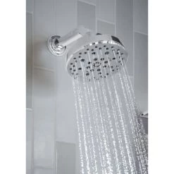 Brizo Levoir 1.75 GPM 4 Function Shower Head with H2Okinetic Technology and TouchClean -Brizo Sales brizo 87498 lifestyle image 120