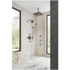 Brizo Allaria Wall Mounted 1.75 GPM Multi Function Hand Shower with Integrated Elbow - Includes Hose -Brizo Sales brizo 88867 alternate image 90