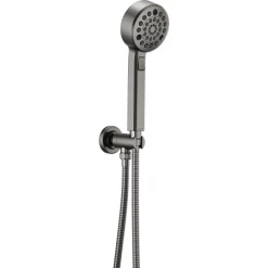 Brizo Levoir 1.75 GPM Multi Function Hand Shower Package with H2Okinetic Technology - Includes Hose, Holder and Wall Supply