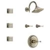 Brizo Sensori Custom Thermostatic Shower System with Showerhead, Volume Controls, and Body Sprays - Valves Included