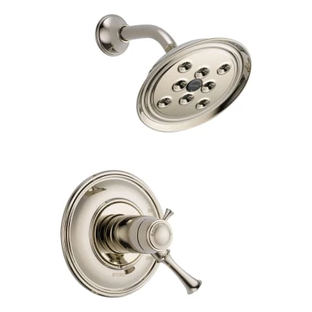 Brizo Shower Trim Package with Single Function Shower Head with H2Okinetic and TempAssure Technologies from the Baliza Collection 1 Brizo Shower Trim Package with Single Function Shower Head with H2Okinetic and TempAssure Technologies from the Baliza Collection