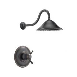 Brizo Shower Valve Trim Double Handle Less Valve with TempAssure Technology from the Traditional Collection