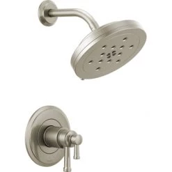 Brizo Atavis Thermostatic Shower Only Trim Package with 1.75 GPM Multi Function Shower Head and Integrated Volume Control - Less Rough In