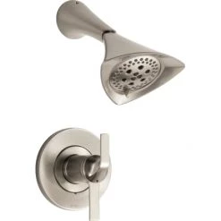 Brizo Shower Trim Package with Multi-Function Shower Head with TempAssure and H2Okinetic Technologies from the Sotria Collection