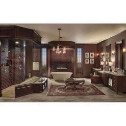 Brizo Rook Shower Only Trim Package with 1.75 GPM Multi Function Shower Head -Brizo Sales brizo t60261 full room view 66