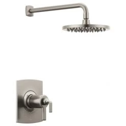 Brizo Allaria Shower Only Trim Package with 1.75 GPM Single Function Shower Head - Less Handles and Rough In