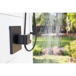 Brizo Rain Shower Trim Package with TempAssure Technology from the Siderna Collection -Brizo Sales brizo t60280 alternate view matte black finish 121
