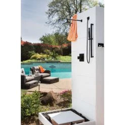 Brizo Rain Shower Trim Package with TempAssure Technology from the Siderna Collection -Brizo Sales brizo t60280 alternate view matte black finish 123