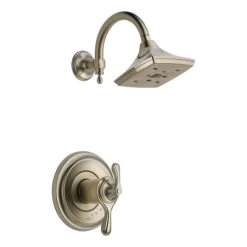 Brizo Shower Valve Trim Medium Flow with H2Okinetic and TempAssure Technologies from the Charlotte Collection