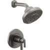 Brizo Levoir Shower Only Trim Package with Multi Function Shower Head with H2Okinetic Technology and TempAssure