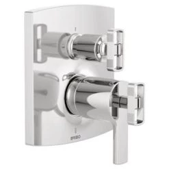 Brizo Thermostatic Valve Trim with Integrated Volume Control and 3 Function Diverter for Two Shower Applications - Less Handles and Rough-In -Brizo Sales brizo t75506 lhp alternate image 306