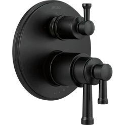 Brizo Atavis Thermostatic Valve Trim with Integrated Volume Control and 3 Function Diverter for Two Shower Applications - Less Rough-In