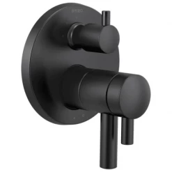 Brizo Odin Thermostatic Valve Trim with Integrated Volume Control and 3 Function Diverter for Two Shower Applications - Less Rough-In