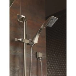 Brizo Virage 1.75 GPM Hand Shower Package with Slide Bar, Hose, and Wall Supply -Brizo Sales virage medium flow custom shower 85730 bn 02